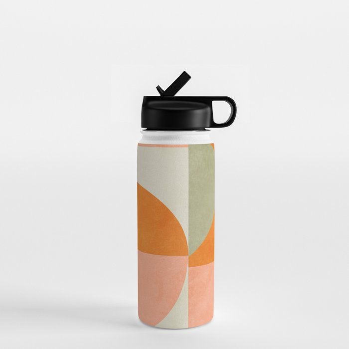 abstraction geometric 3 Water Bottle Gallery Image 1