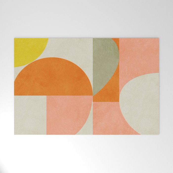 abstraction geometric 3 Welcome Mat Gallery Image 1