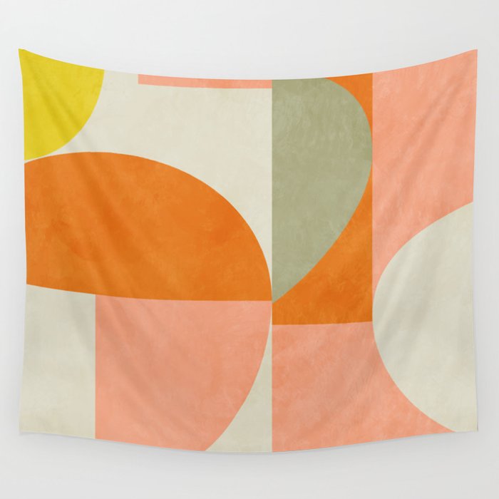 abstraction geometric 3 Wall Tapestry Gallery Image 1