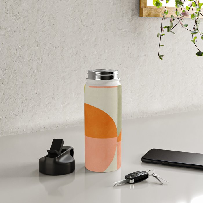 abstraction geometric 3 Water Bottle Gallery Image 4