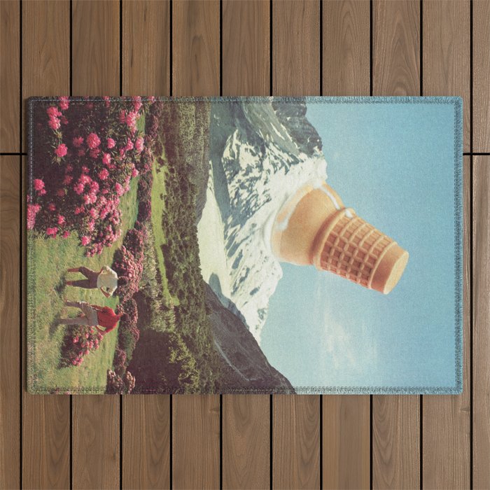 Ice Cream Peak - Mountain Meltdown Outdoor Rug Gallery Image 1