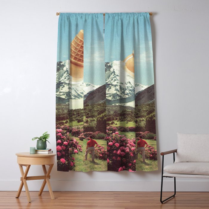 Ice Cream Peak - Mountain Meltdown Window Curtain Gallery Image 5
