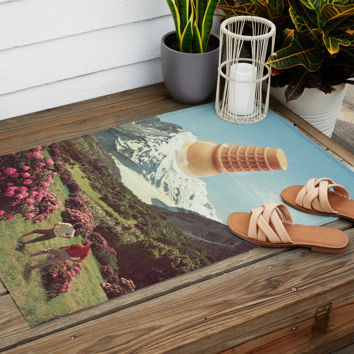 Ice Cream Peak - Mountain Meltdown Outdoor Rug Gallery Image 2