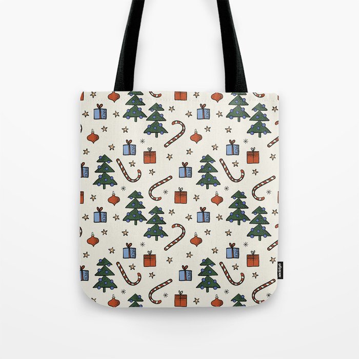 Christmas Pattern #1 Tote Bag Gallery Image 1