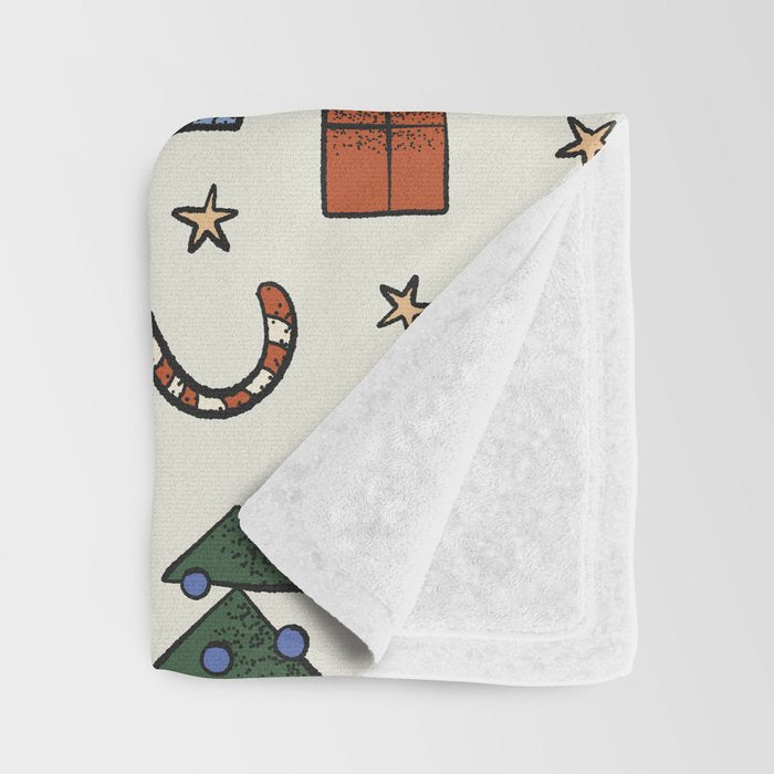 Christmas Pattern #1 Throw Blanket Gallery Image 3