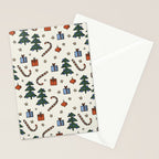 Christmas Pattern #1 Stationery Card Gallery Image 2