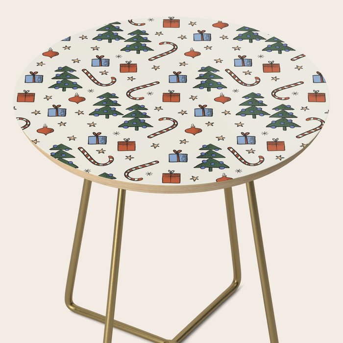 Christmas Pattern #1 Side Table Gallery Image 2