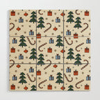 Christmas Pattern #1 Wood Wall Art Gallery Image 1