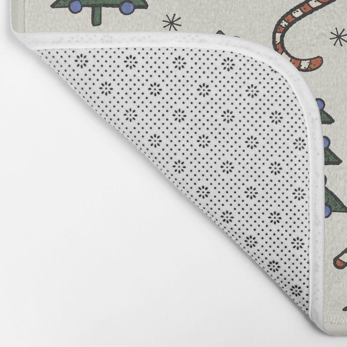 Christmas Pattern #1 Bath Mat Gallery Image 2