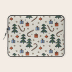 Christmas Pattern #1 Laptop Sleeve Gallery Image 1