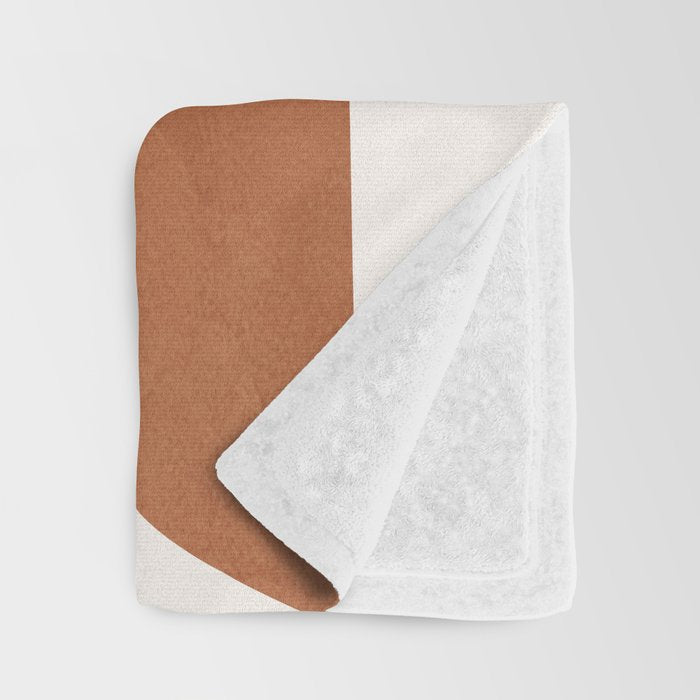 Modern Abstract Shapes 12 Throw Blanket Gallery Image 3