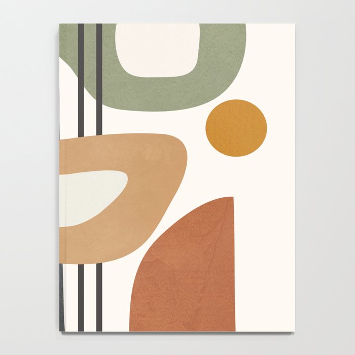Modern Abstract Shapes 12 Notebook Gallery Image 4