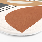 Modern Abstract Shapes 12 Bath Mat Gallery Image 3
