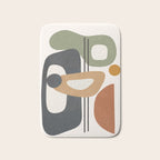 Modern Abstract Shapes 12 Bath Mat Gallery Image 1