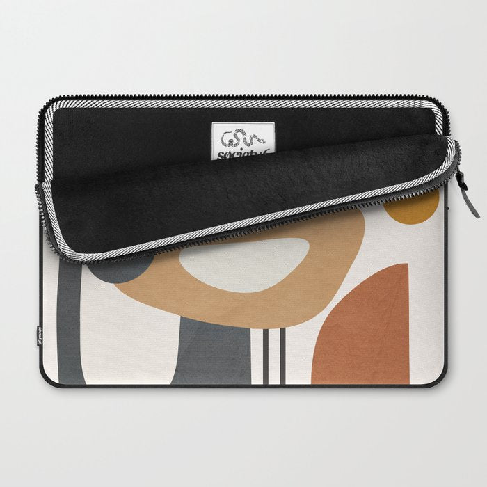Modern Abstract Shapes 12 Laptop Sleeve Gallery Image 2