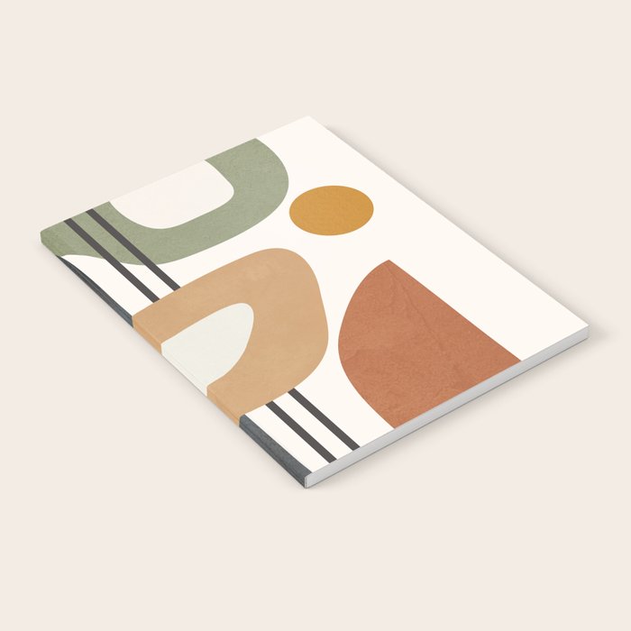 Modern Abstract Shapes 12 Notebook Gallery Image 2