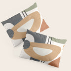 Modern Abstract Shapes 12 Pillow Sham Gallery Image 3