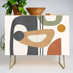 Modern Abstract Shapes 12 Credenza Gallery Image 1