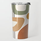 Modern Abstract Shapes 12 Travel Mug Gallery Image 2