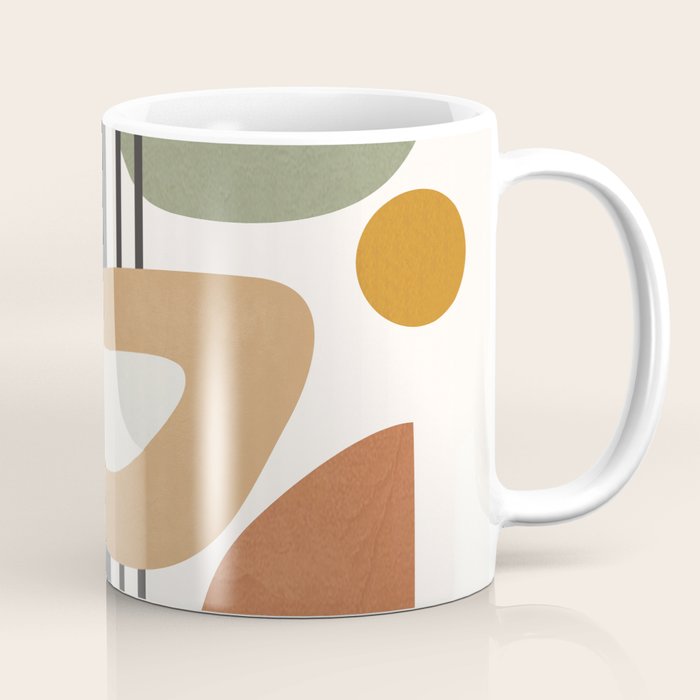 Modern Abstract Shapes 12 Coffee Mug Gallery Image 1