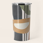Modern Abstract Shapes 12 Travel Mug Gallery Image 1