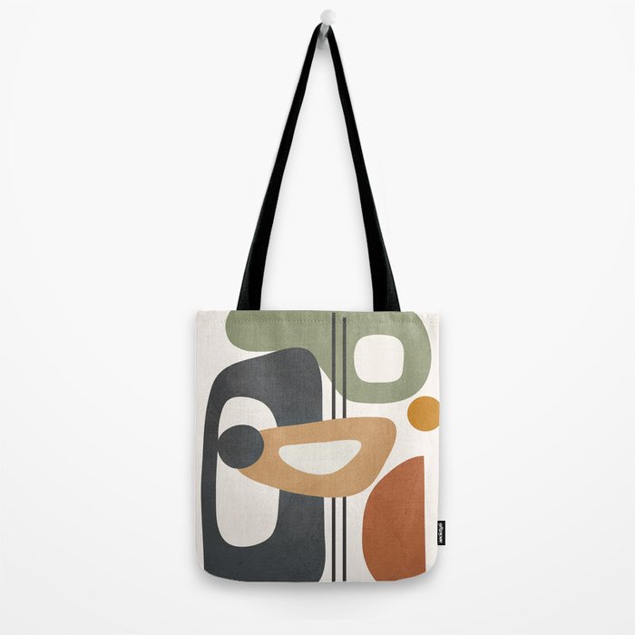 Modern Abstract Shapes 12 Tote Bag Gallery Image 2
