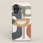 Modern Abstract Shapes 12 iPhone Case Gallery Image 1