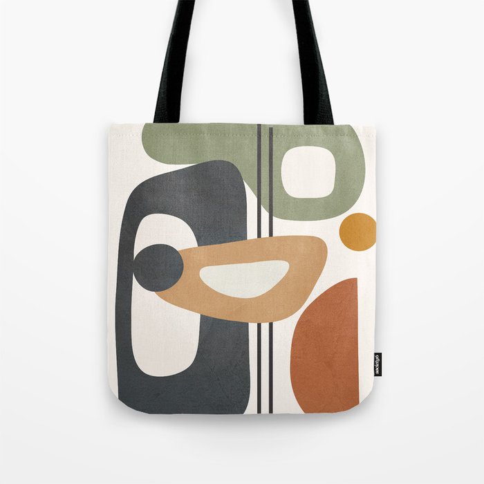 Modern Abstract Shapes 12 Tote Bag Gallery Image 1