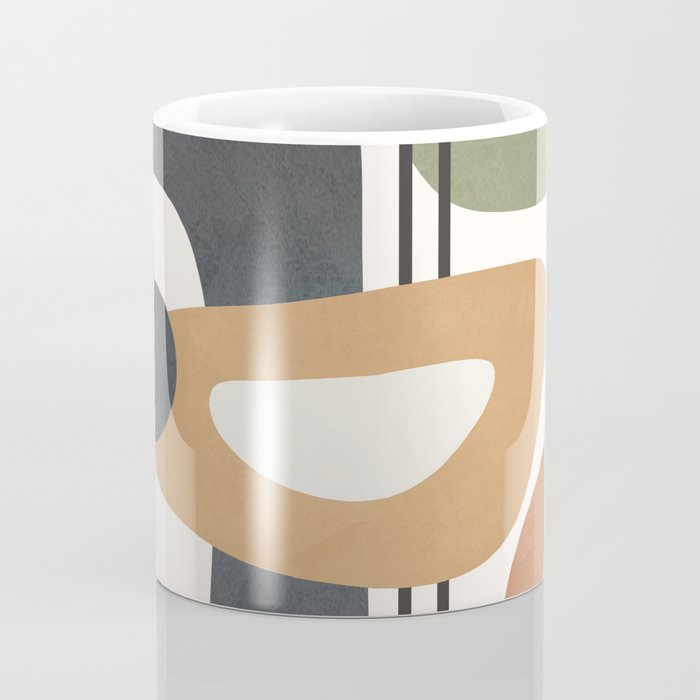 Modern Abstract Shapes 12 Coffee Mug Gallery Image 4