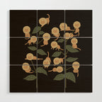 Cat and Plant 7: Catmouflage 2 Wood Wall Art Gallery Image 1