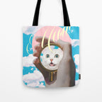 Meow // Cat Transformation Tote Bag Gallery Image 1