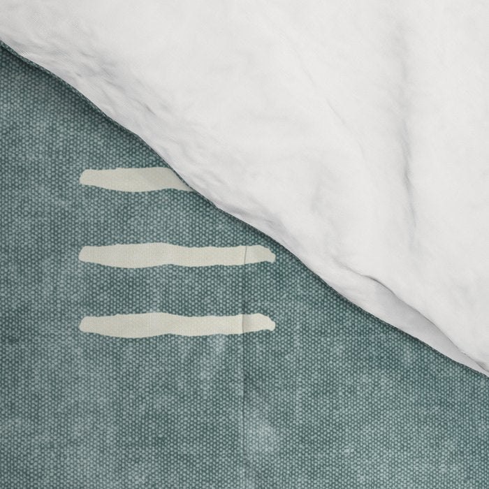 triple dash - dusty blue Comforter Gallery Image 4