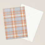 fall plaid - warm neutrals Stationery Card Gallery Image 2