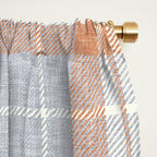 fall plaid - warm neutrals Window Curtain Gallery Image 2