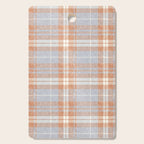 fall plaid - warm neutrals Cutting Board Gallery Image 1