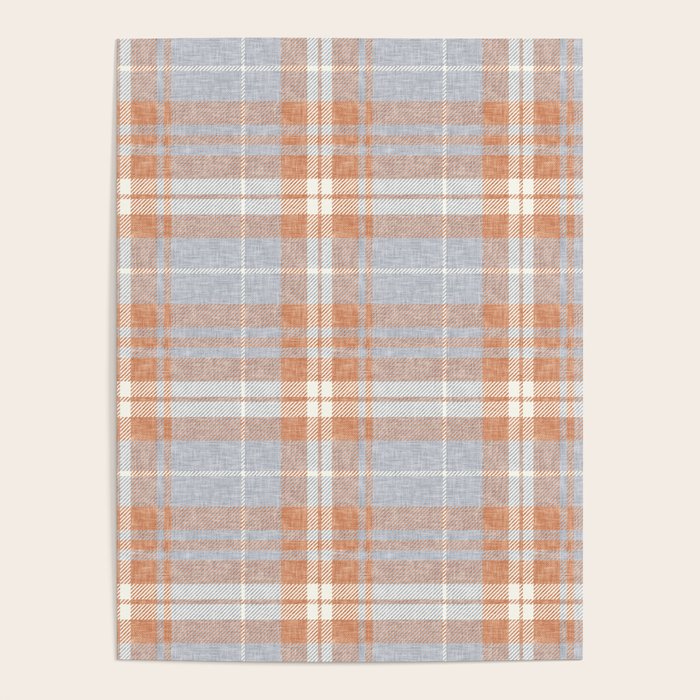 fall plaid - warm neutrals Poster Gallery Image 1