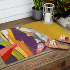landscape abstract Outdoor Rug Gallery Image 2