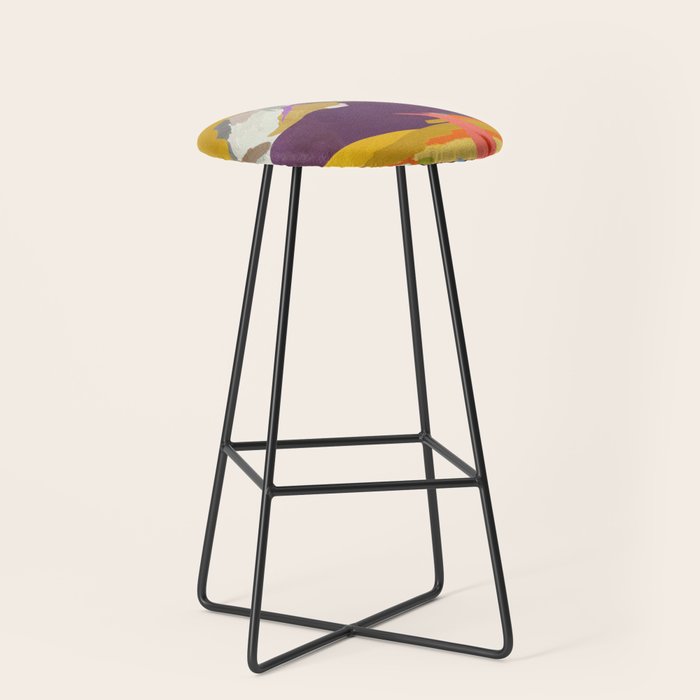 landscape abstract Stool Gallery Image 1