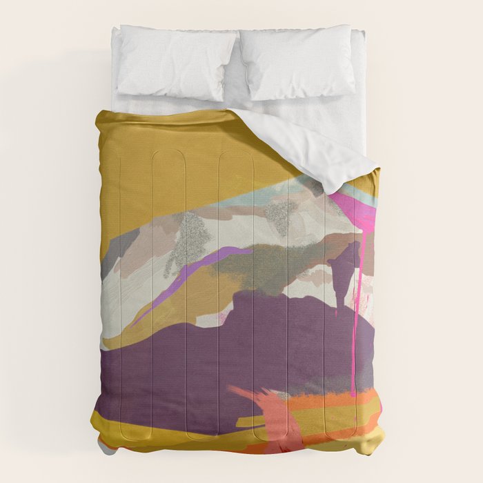landscape abstract Comforter Gallery Image 6