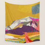 landscape abstract Wall Tapestry Gallery Image 4