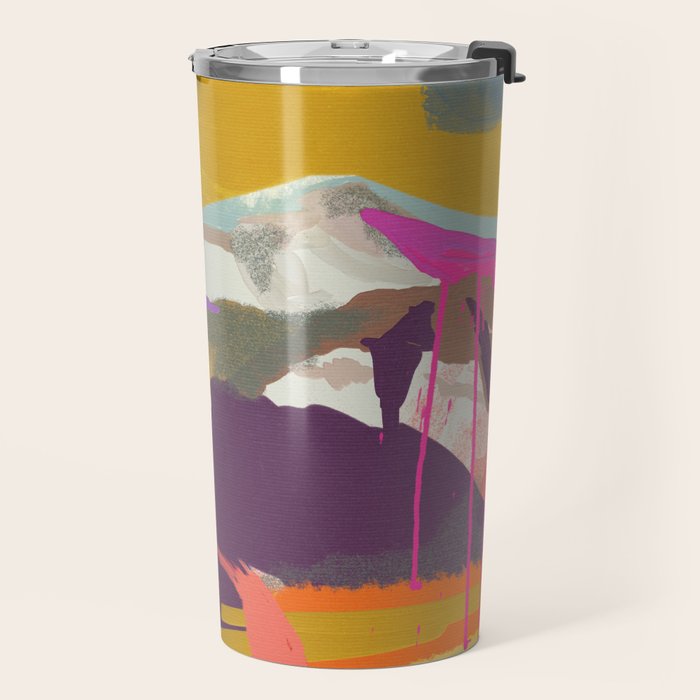 landscape abstract Travel Mug Gallery Image 2