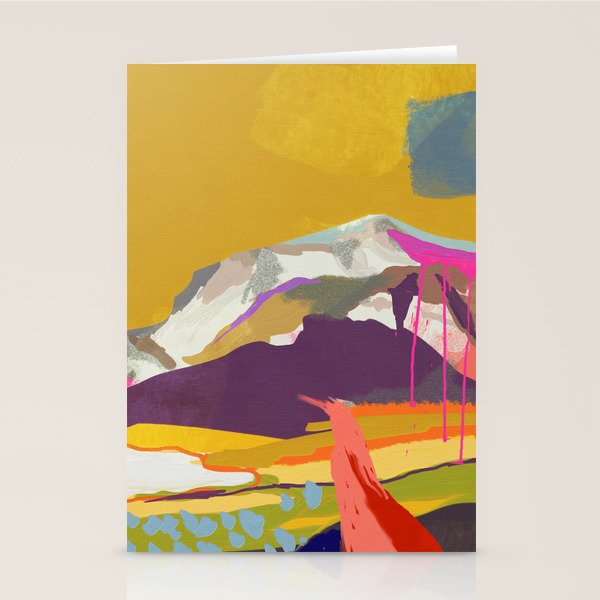 landscape abstract Stationery Card Gallery Image 1