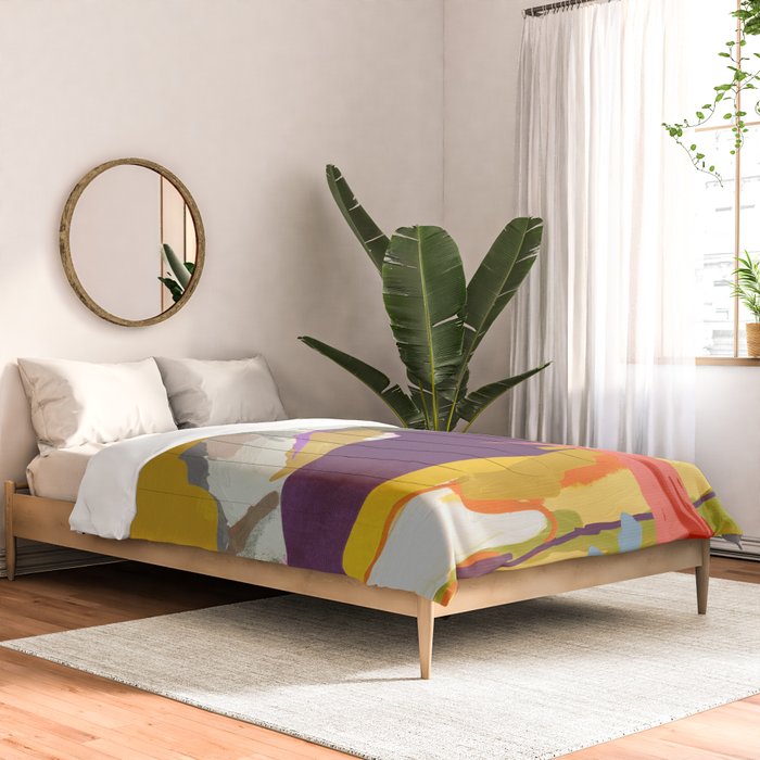 landscape abstract Comforter Gallery Image 2