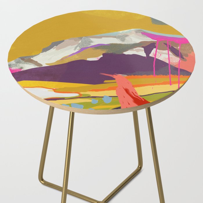 landscape abstract Side Table Gallery Image 2