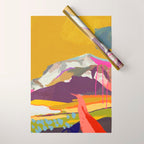 landscape abstract Wrapping Paper Gallery Image 1
