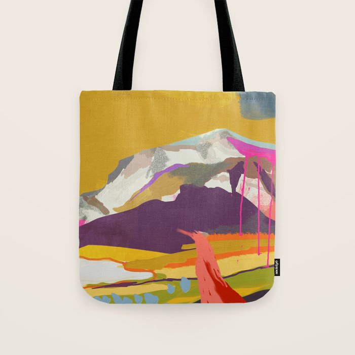 landscape abstract Tote Bag Gallery Image 1
