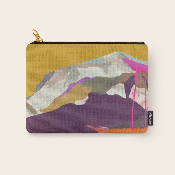 landscape abstract Carry All Pouch Gallery Image 1