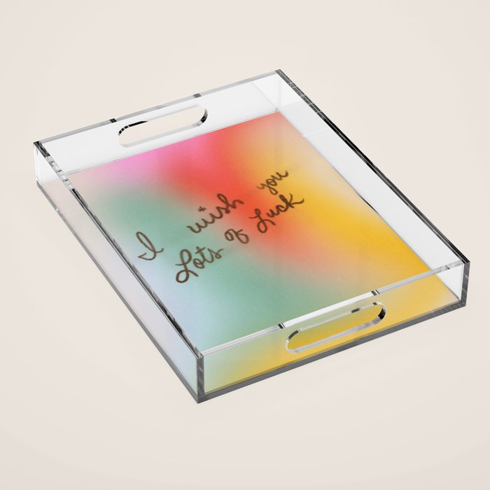 Lots of Luck Acrylic Tray Gallery Image 1