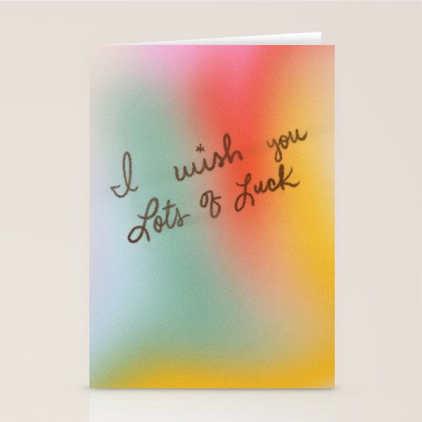 Lots of Luck Stationery Card Gallery Image 1