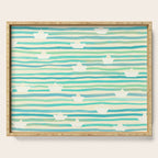 Whimsical Paper Boats Serving Tray Gallery Image 1